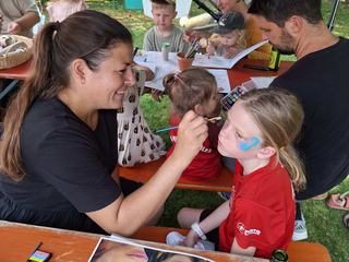 Hegefischen und Familienfest 2026 – Kinderschminken in der Kinderecke